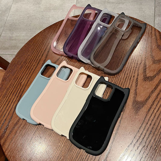 Pastel Cat Ear phone Cases