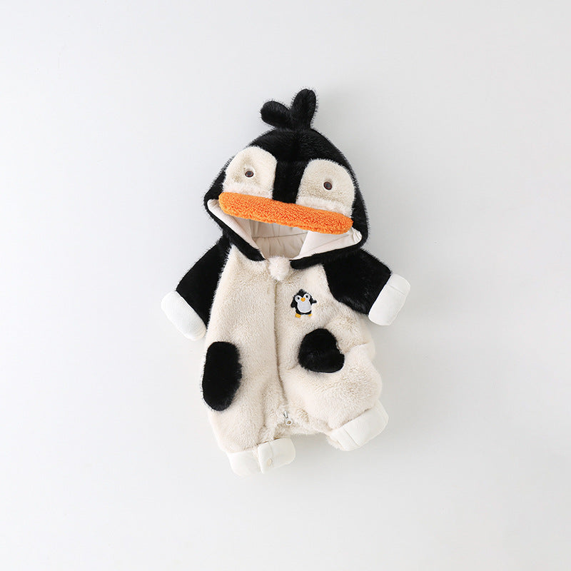 Penguin Plush Jumpsuit