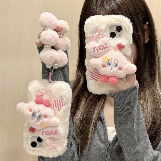 Kirby Love Plush Phone Case