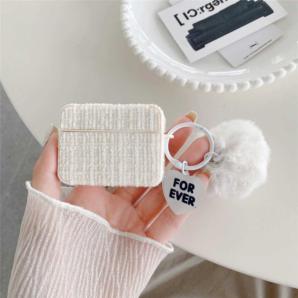 Trendy Pom-Pom AirPods Case