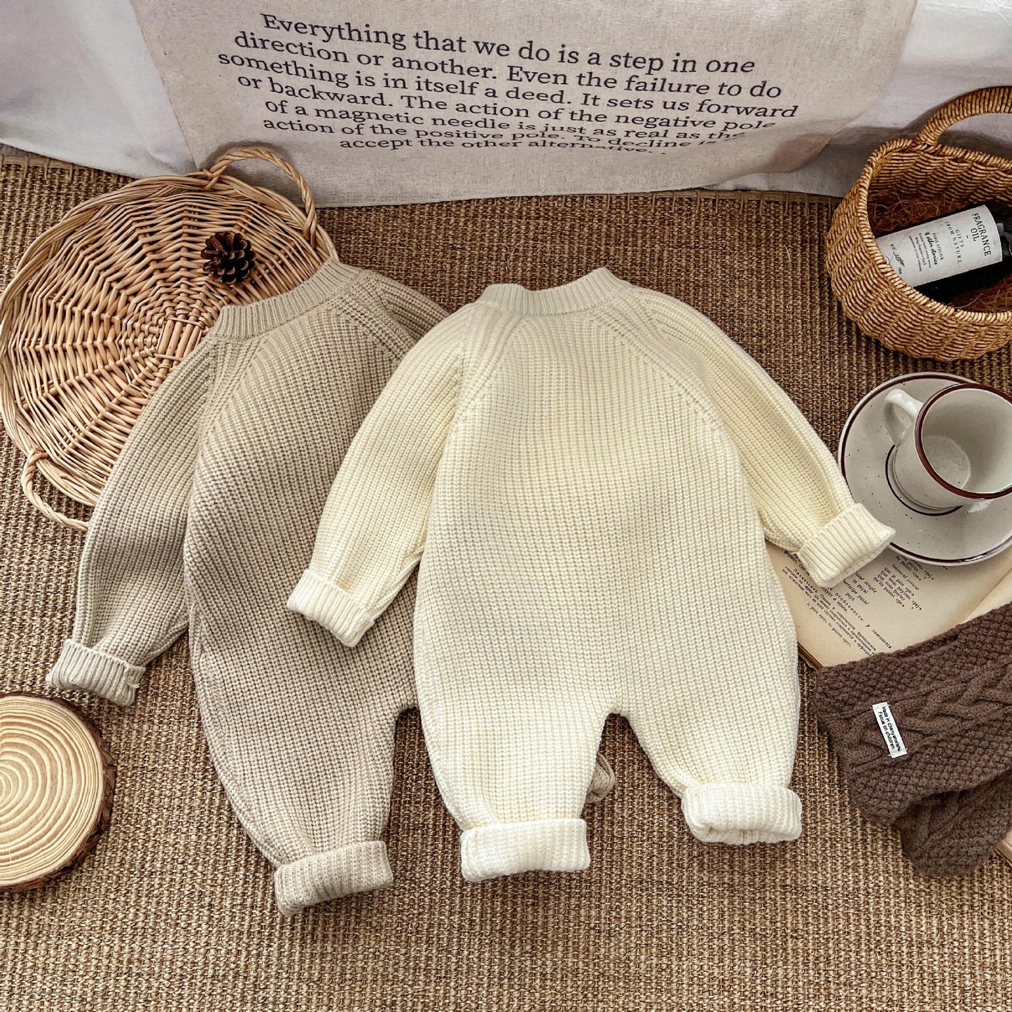 Hedgehog Knit Jumpsuit